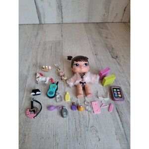 Mini doll pigtail phone fashion icon glasses toy figure guitar